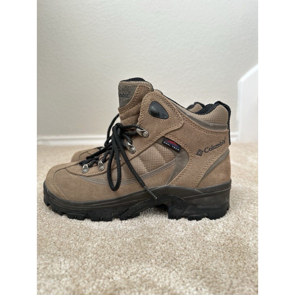 Columbia Copper River Boot II Omni-Tech Brown/Black Hiking Boots Womens US 7